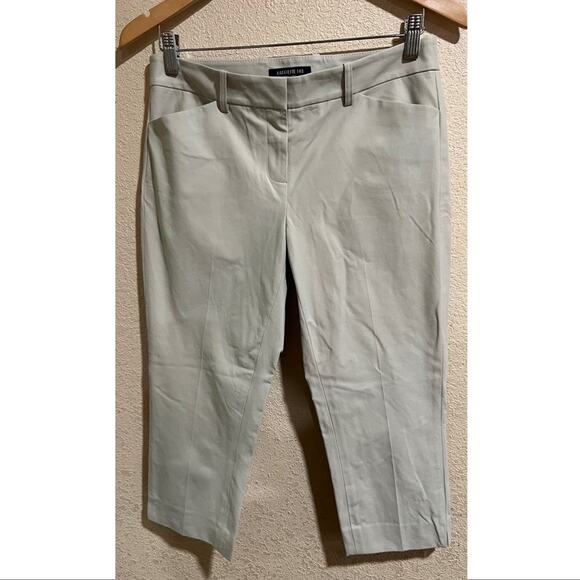 Lafayette 148 New York cream cropped pants - Picture 6 of 6